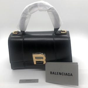 Balenciaga Black Mini Bag with Gold Accents